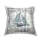 Stupell Industries Home is Where The Boat's Docked Nautical Family Throw Pillow 18" x 18"